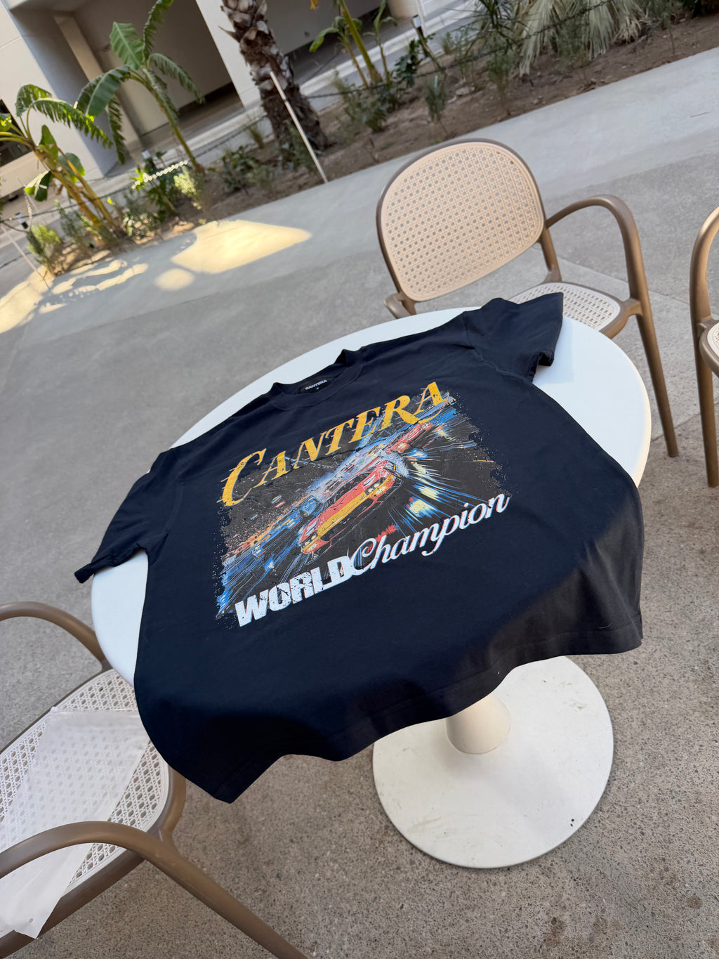 WORLD CHAMPION NAVY T-SHIRT