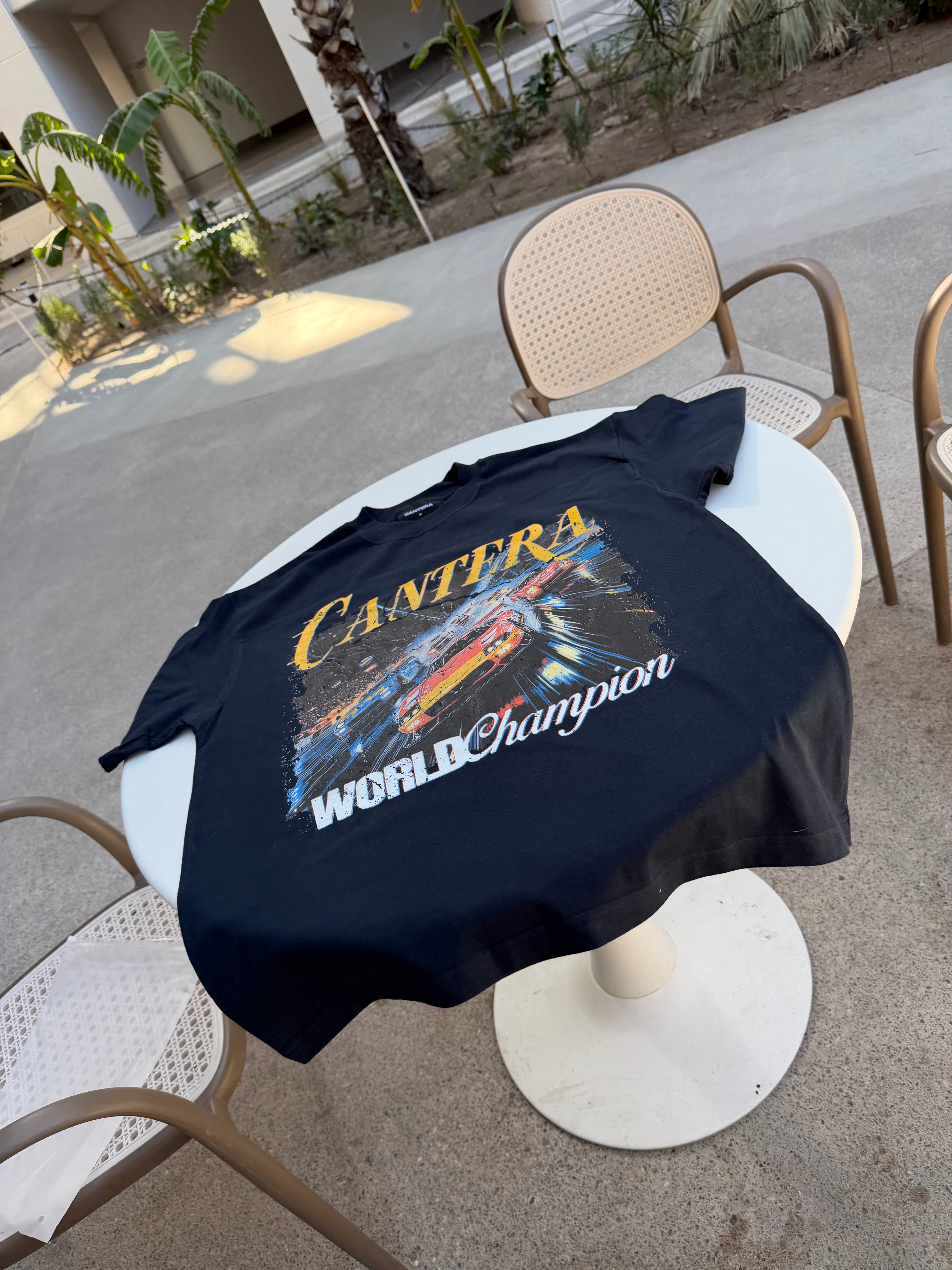 WORLD CHAMPION NAVY T-SHIRT