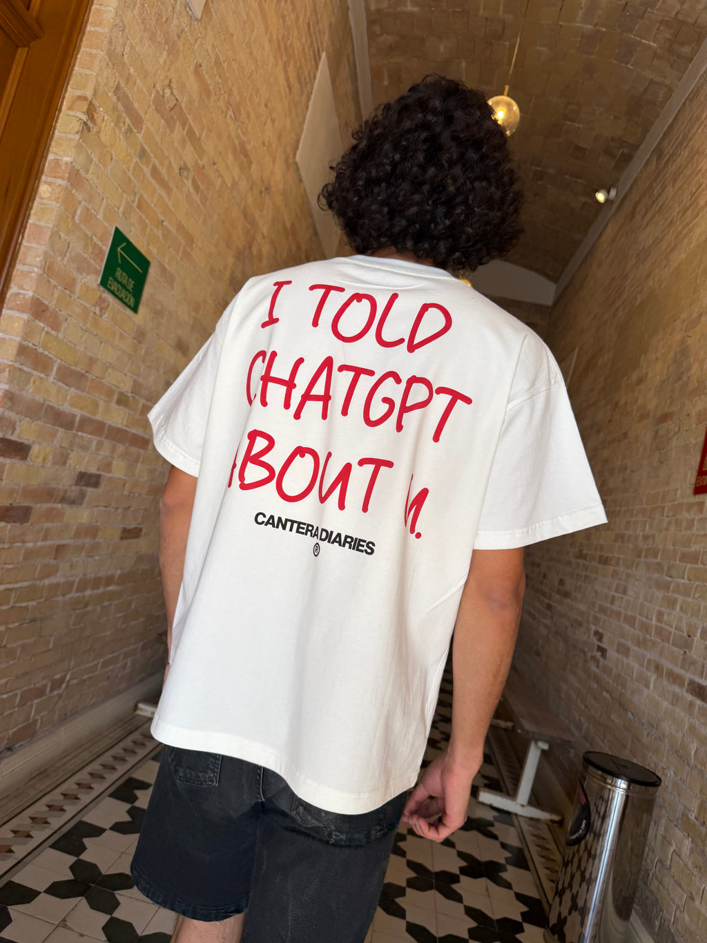CHATGPT BONE T-SHIRT