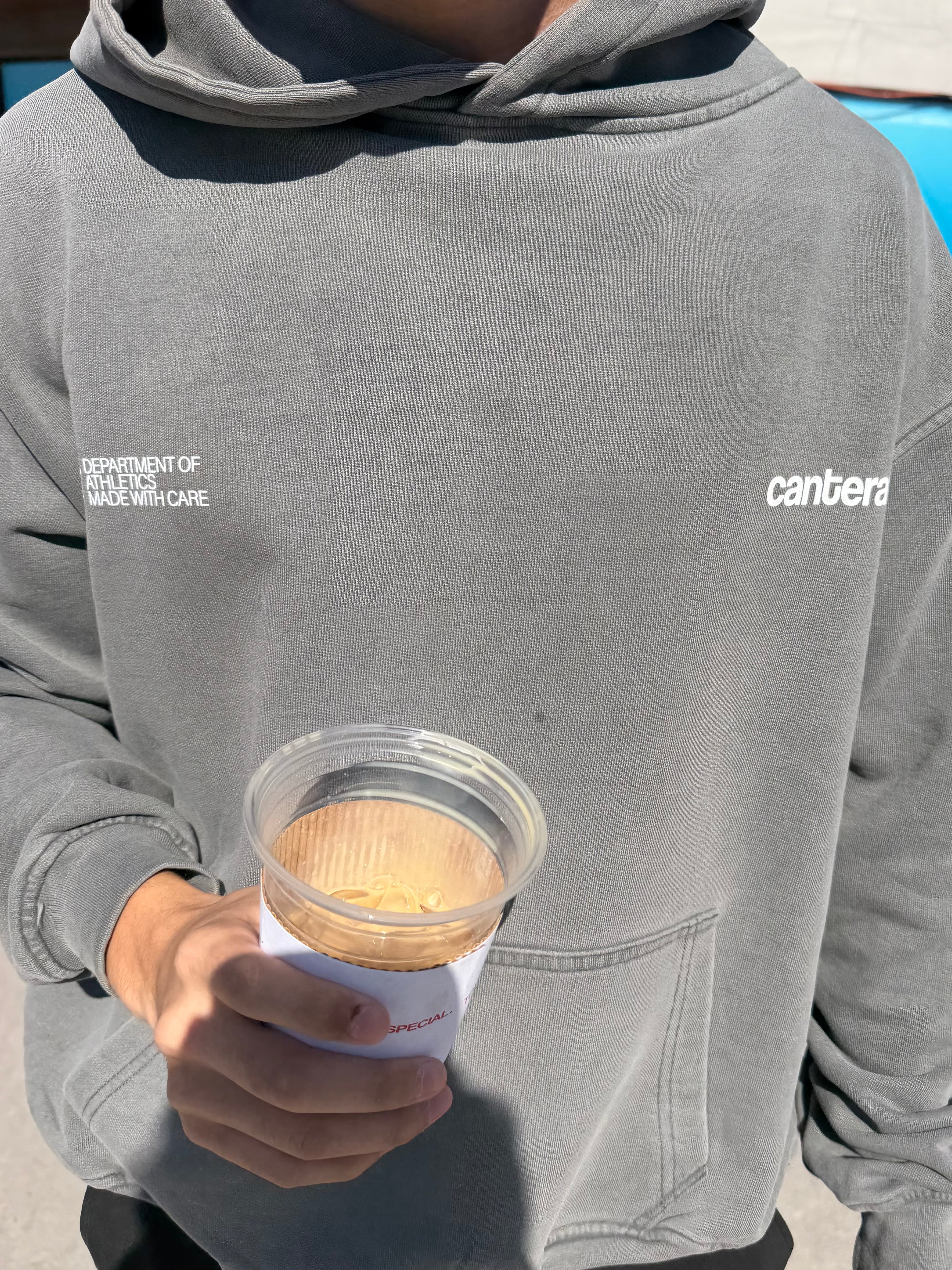 YANKEES WASHED GREY HEAVYWEIGHT HOODIE