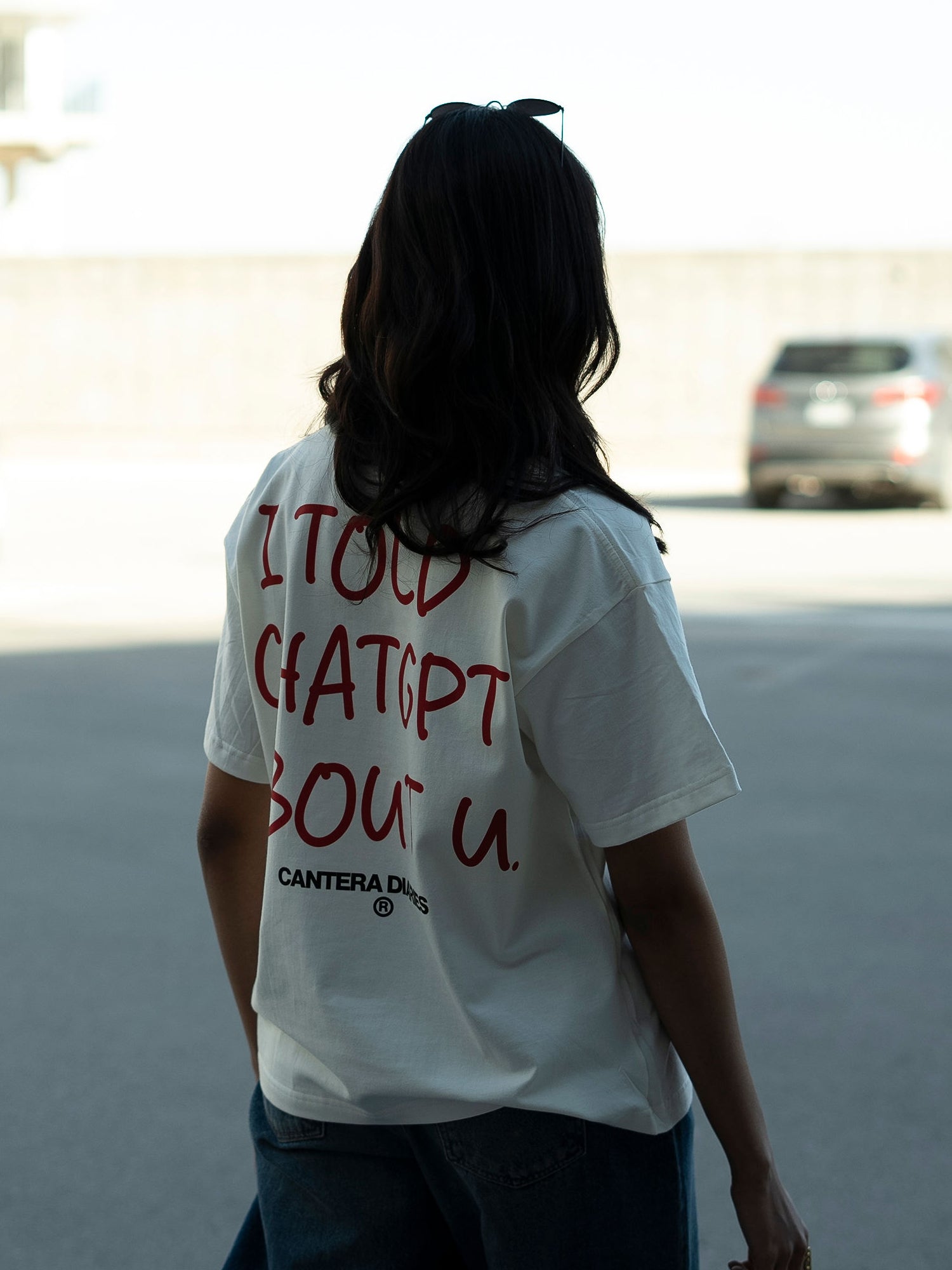 CHATGPT BONE T-SHIRT