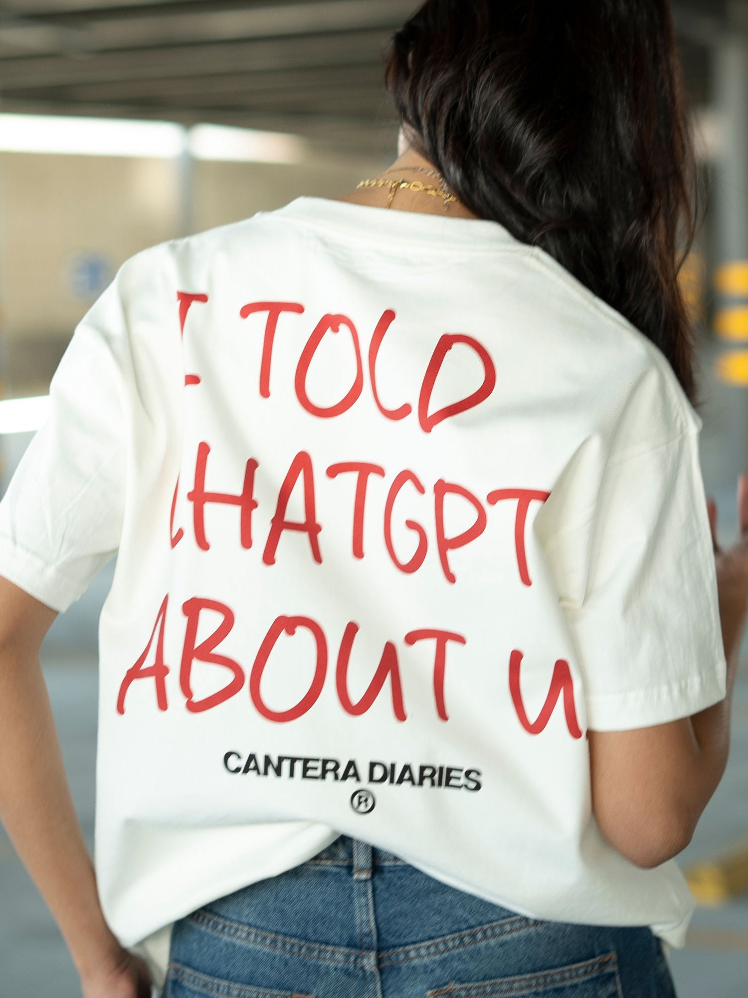 CHATGPT BONE T-SHIRT