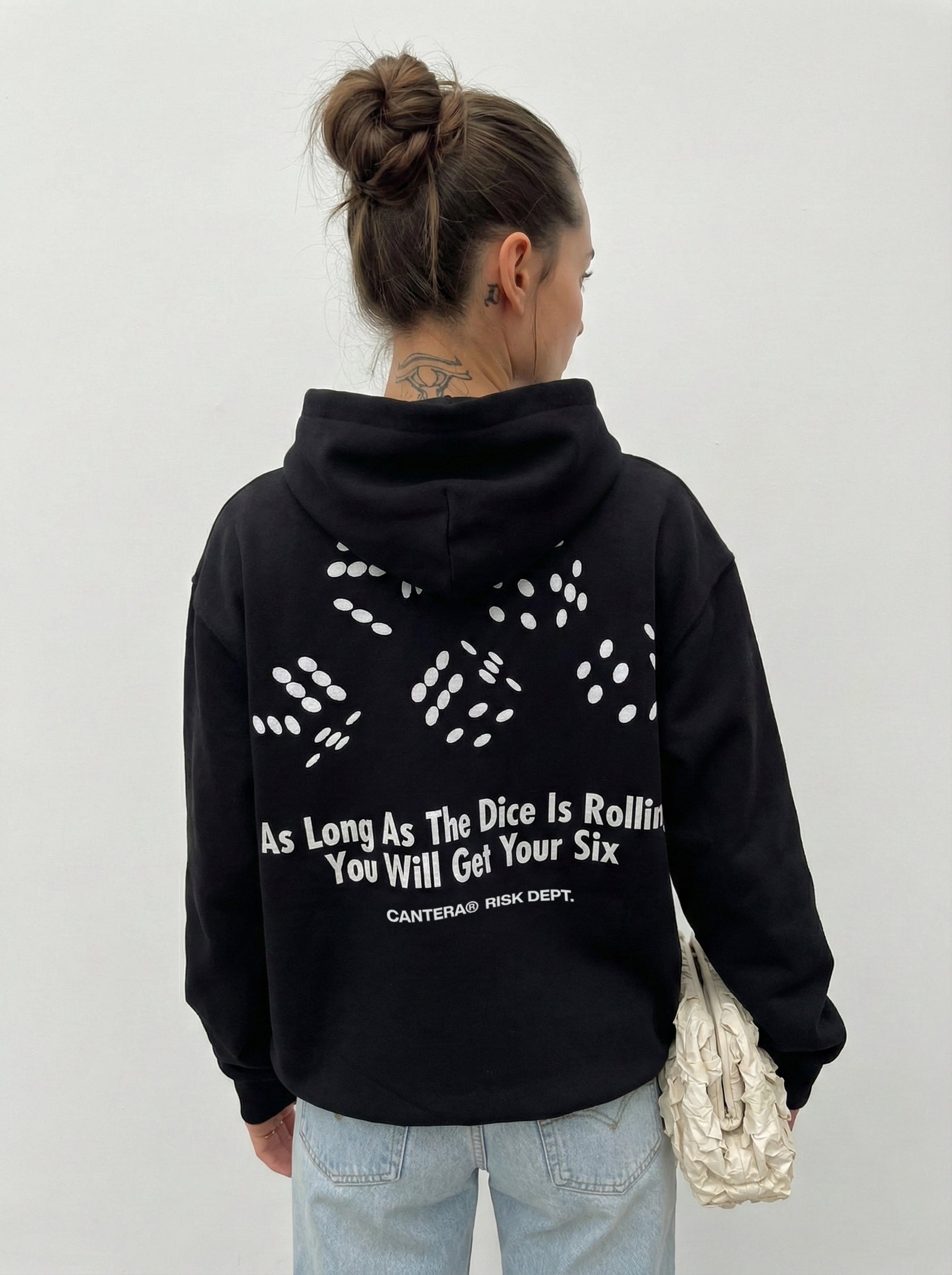 DICE BLACK HEAVYWEIGHT HOODIE