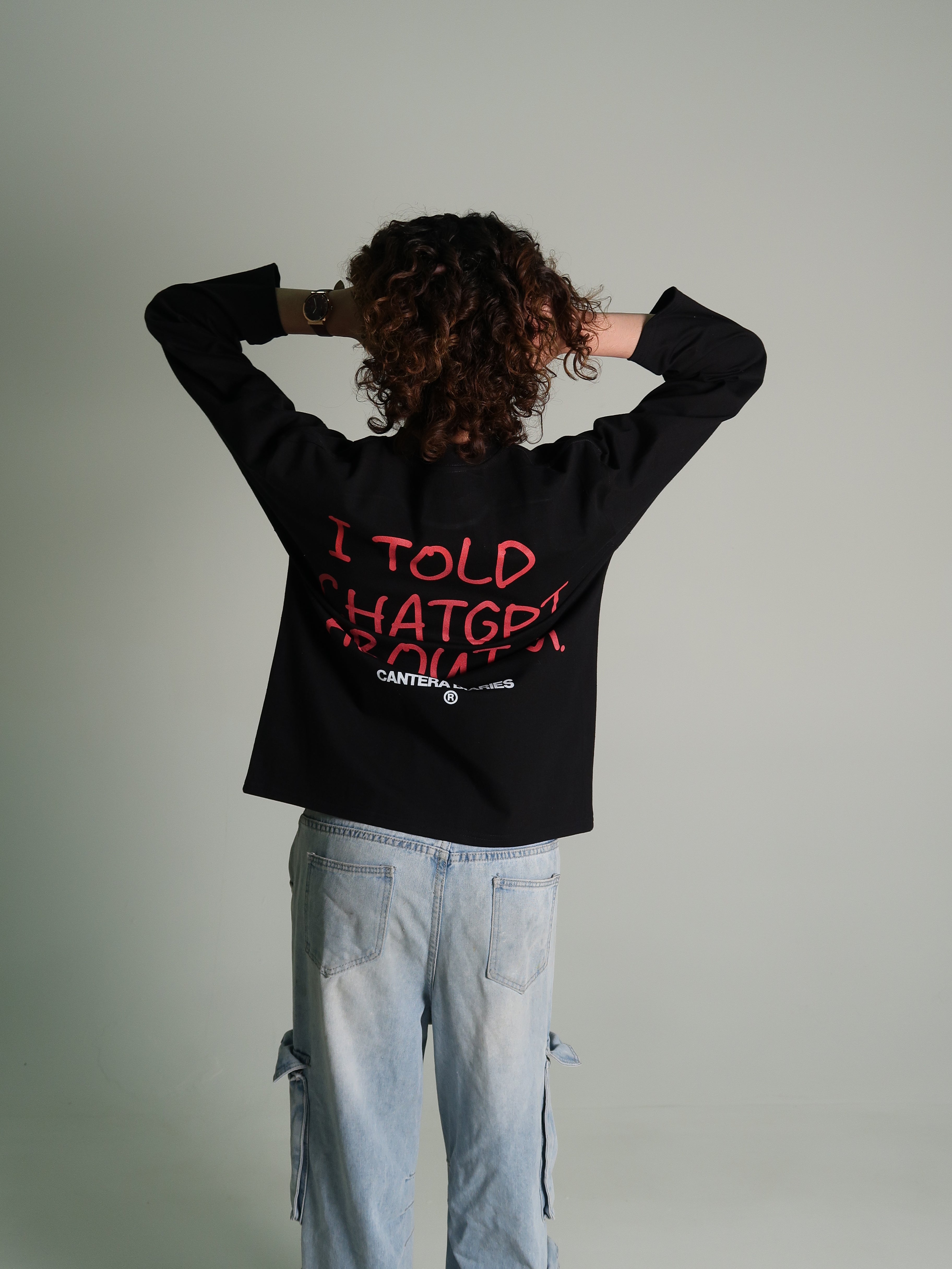 CHATGPT BLACK LONGSLEEVE