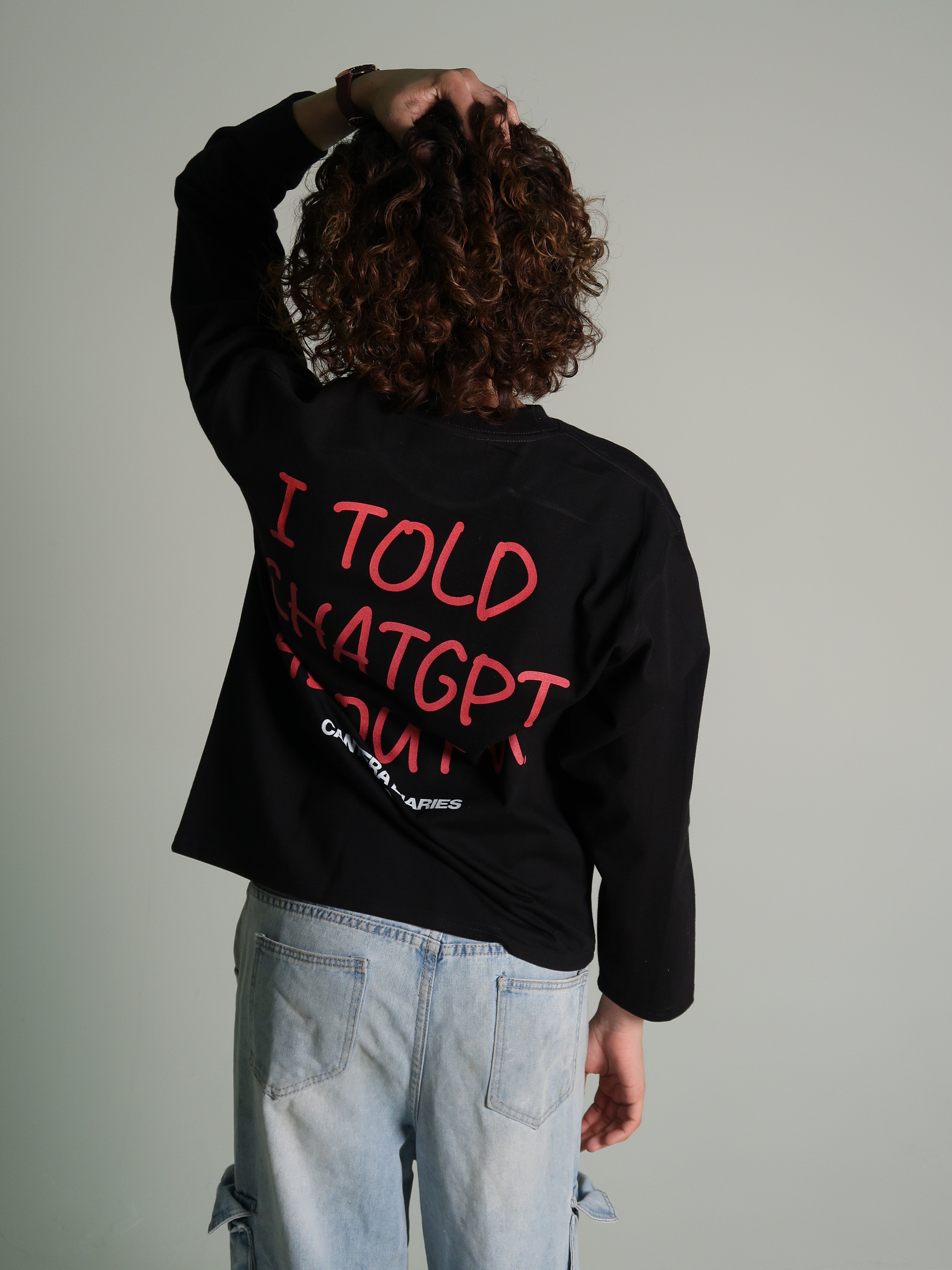CHATGPT BLACK LONGSLEEVE