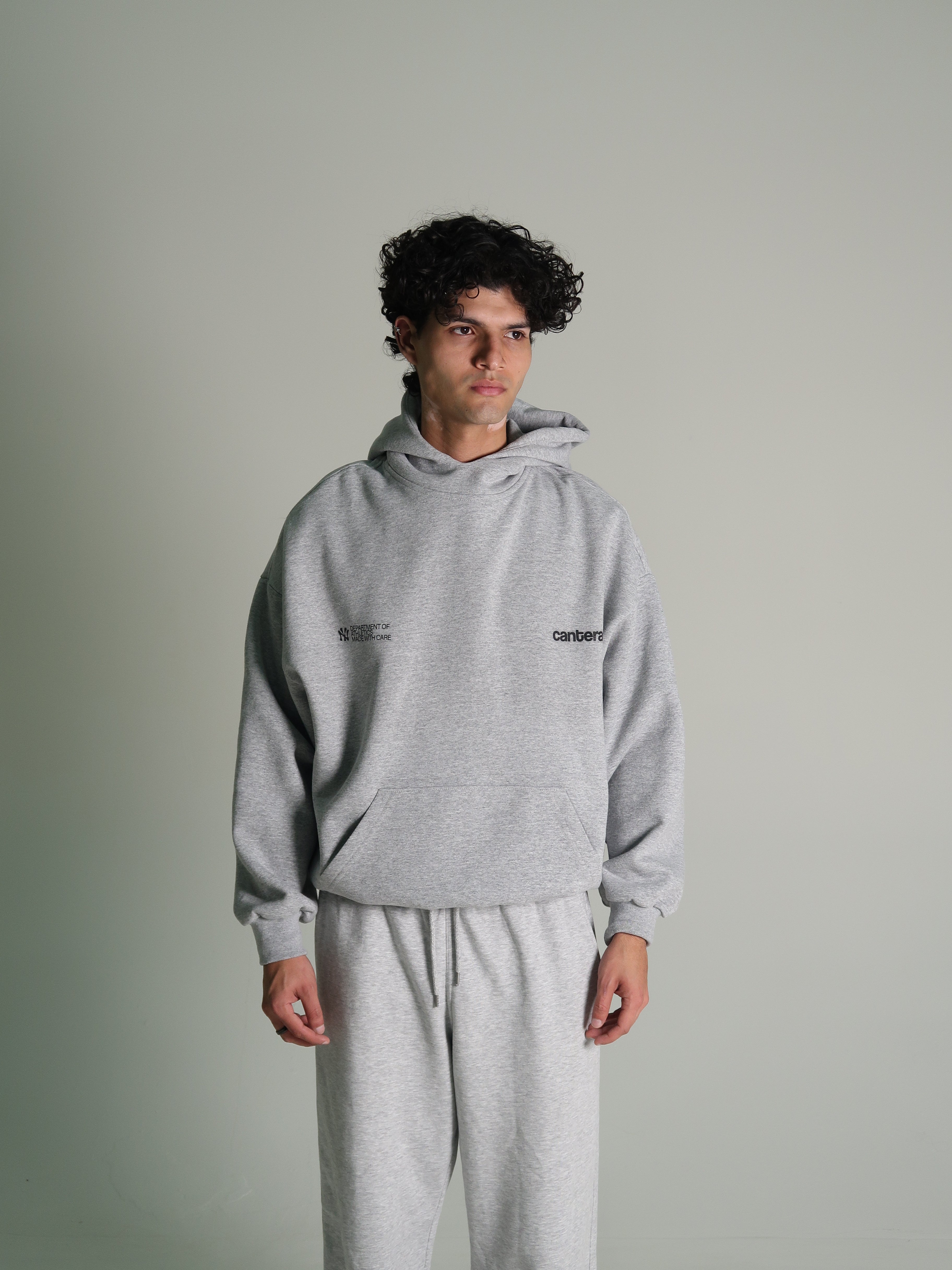 YANKEES ASH GREY HOODIE