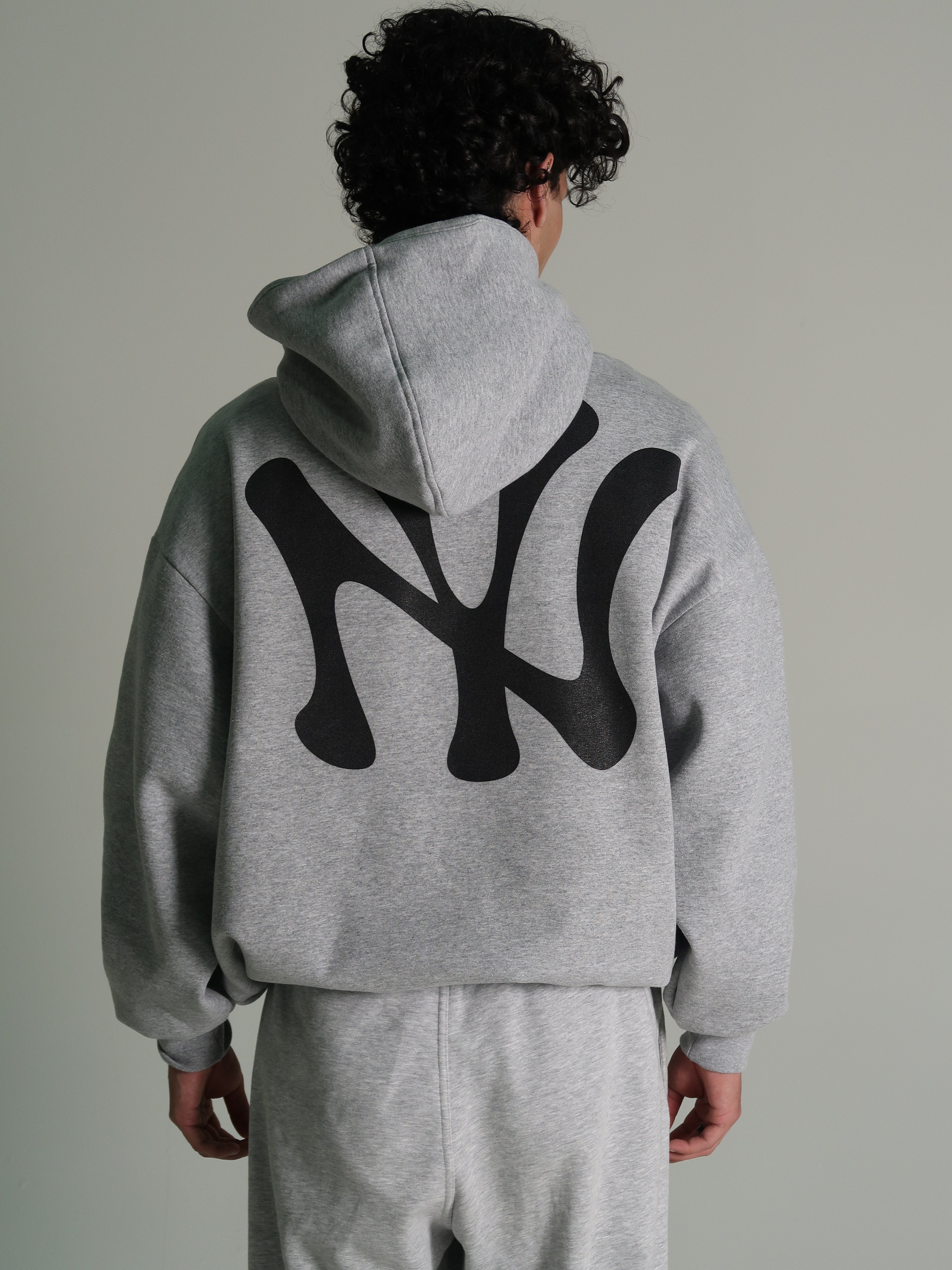 YANKEES ASH GREY HOODIE