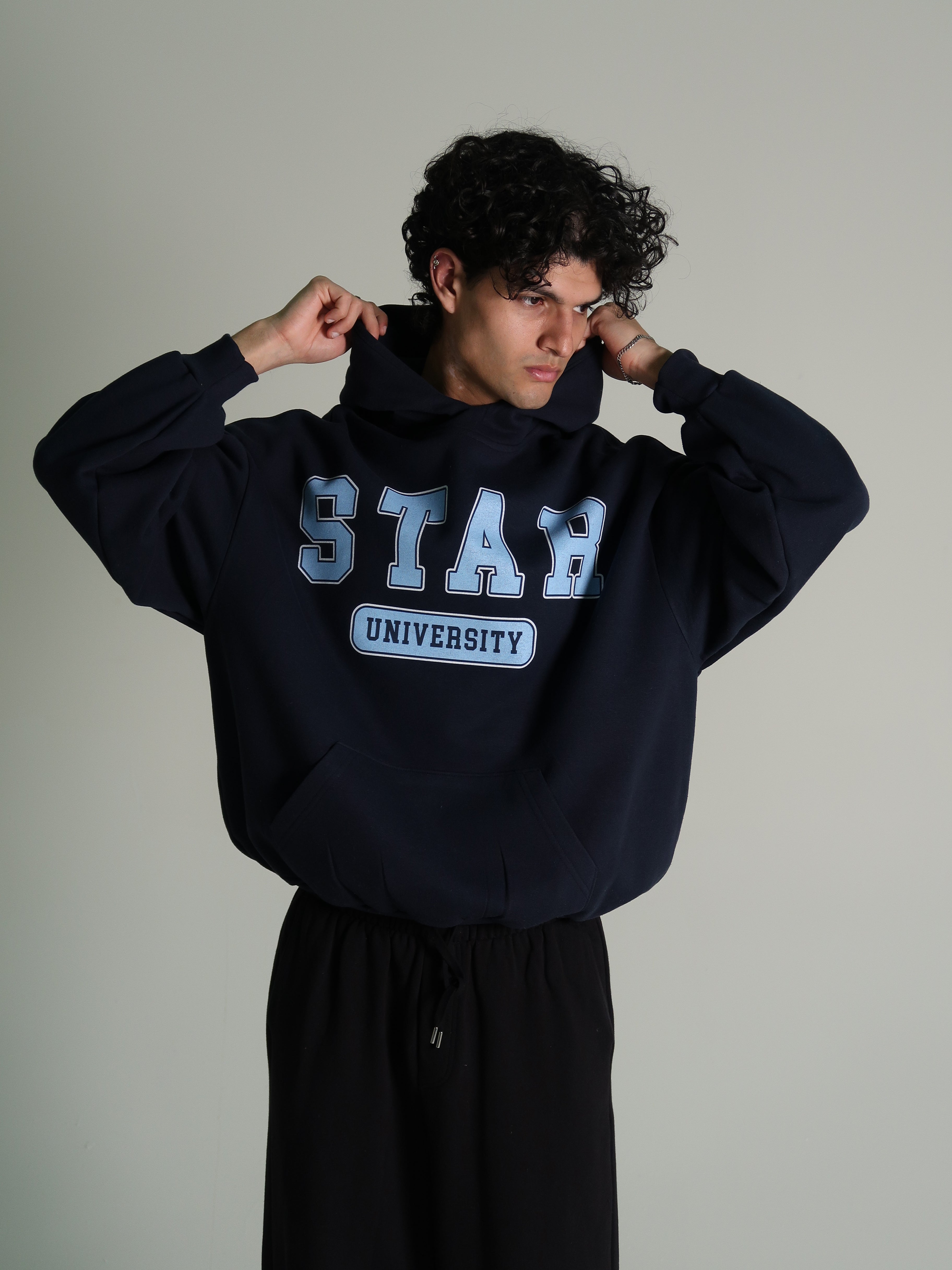 UNIVERSITY NAVY HOODIE