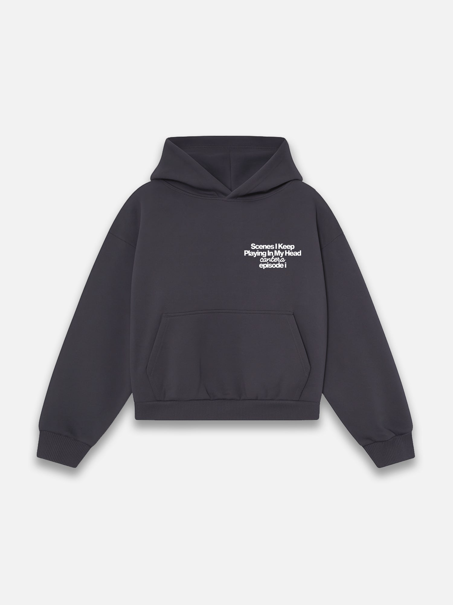 SCENES IN MY HEAD BLACK HEAVYWEIGHT HOODIE