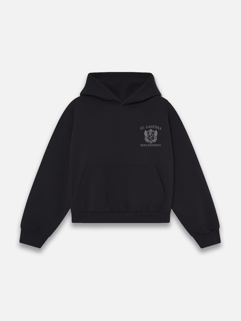 ST. CANTERA BLACK HEAVYWEIGHT HOODIE