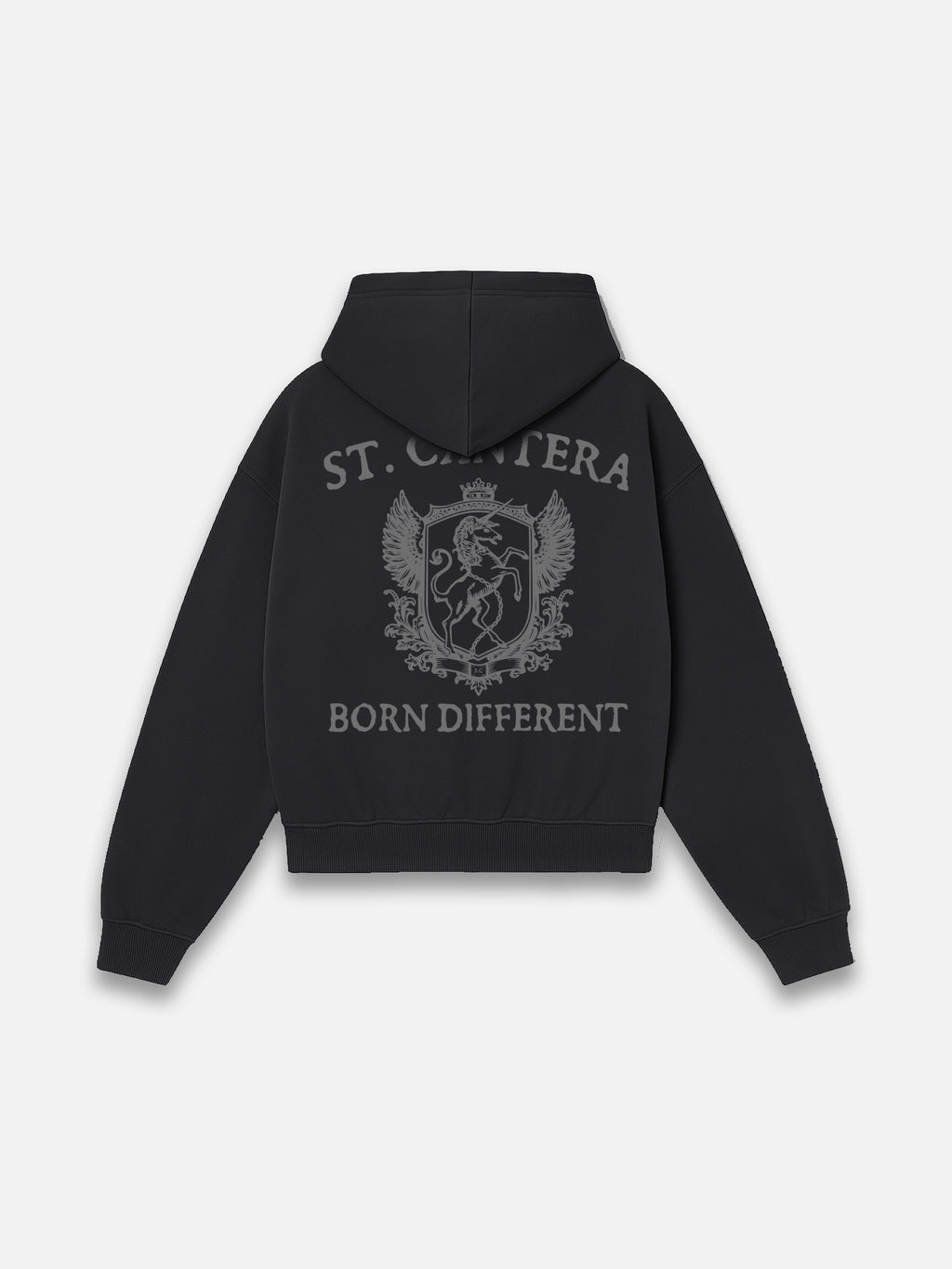 ST. CANTERA BLACK HEAVYWEIGHT HOODIE
