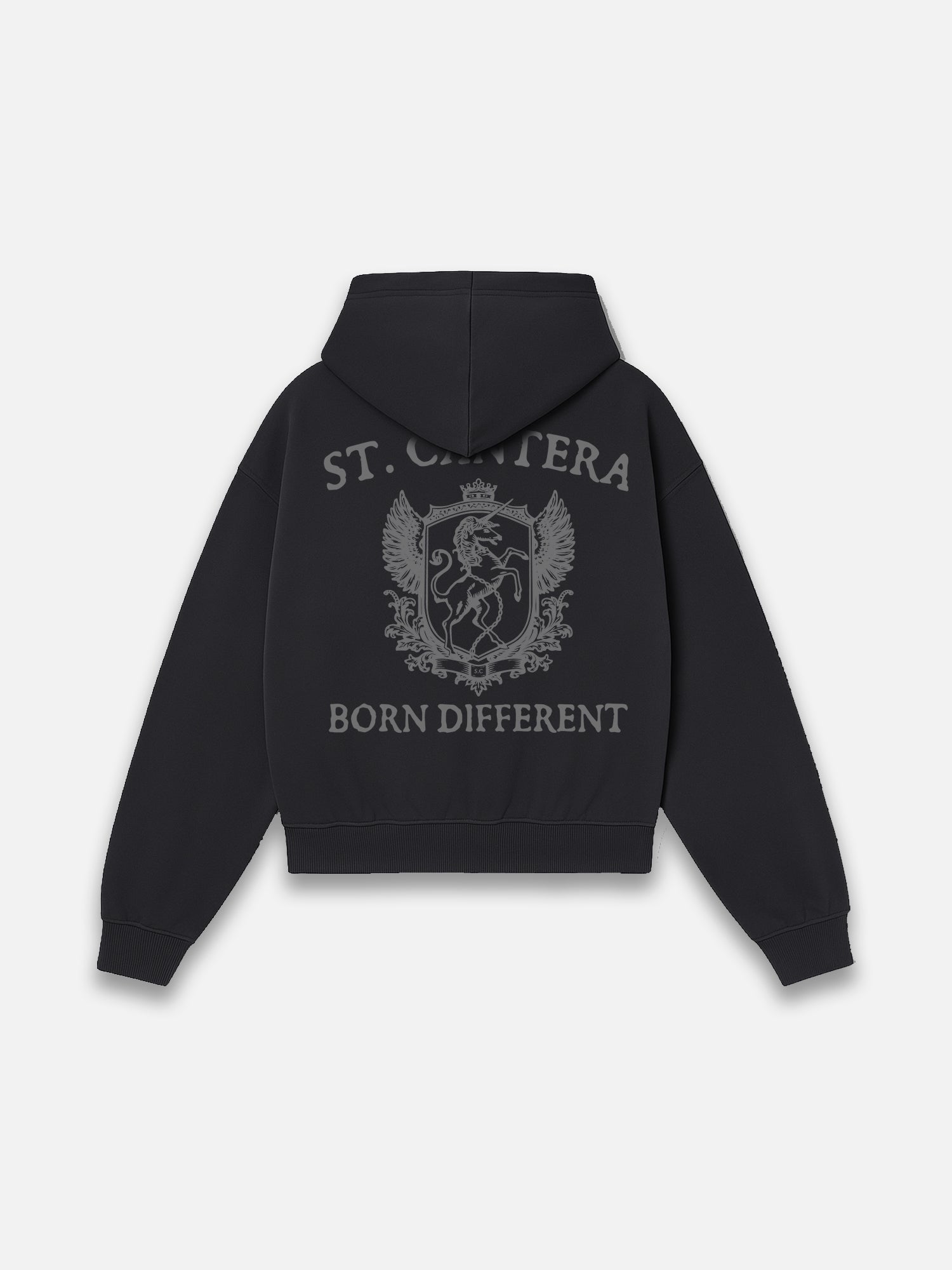 ST. CANTERA BLACK HEAVYWEIGHT HOODIE