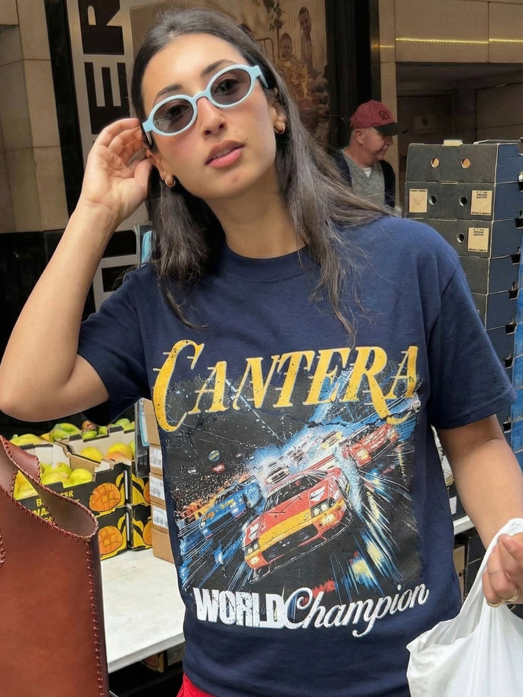 WORLD CHAMPION NAVY T-SHIRT