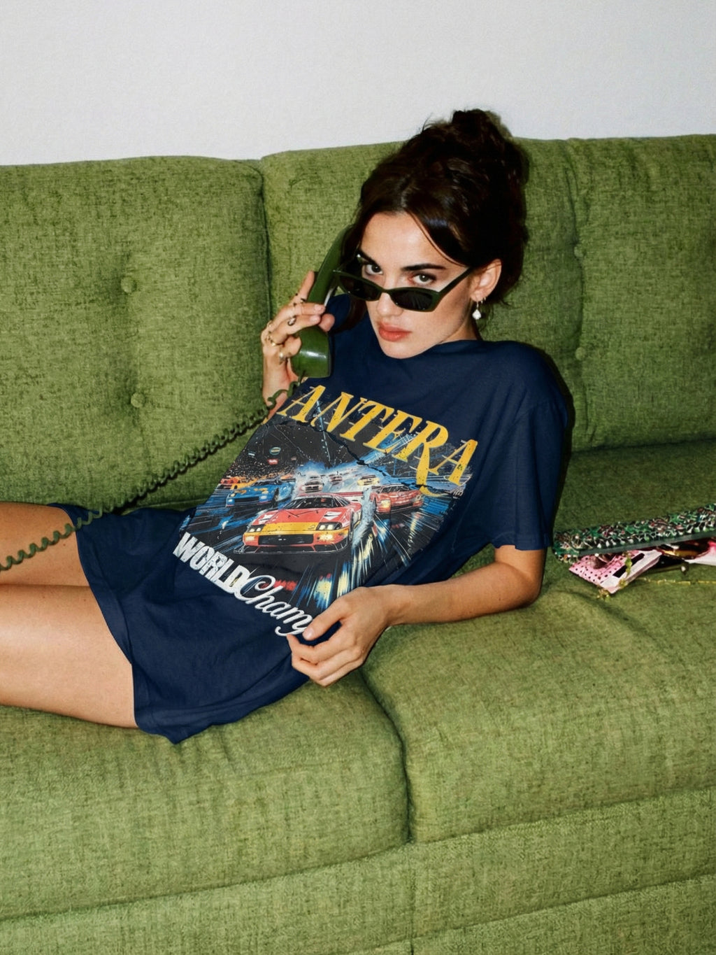 WORLD CHAMPION NAVY T-SHIRT