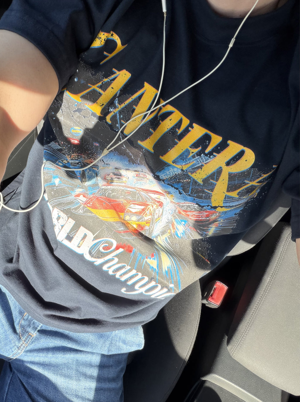 WORLD CHAMPION NAVY T-SHIRT